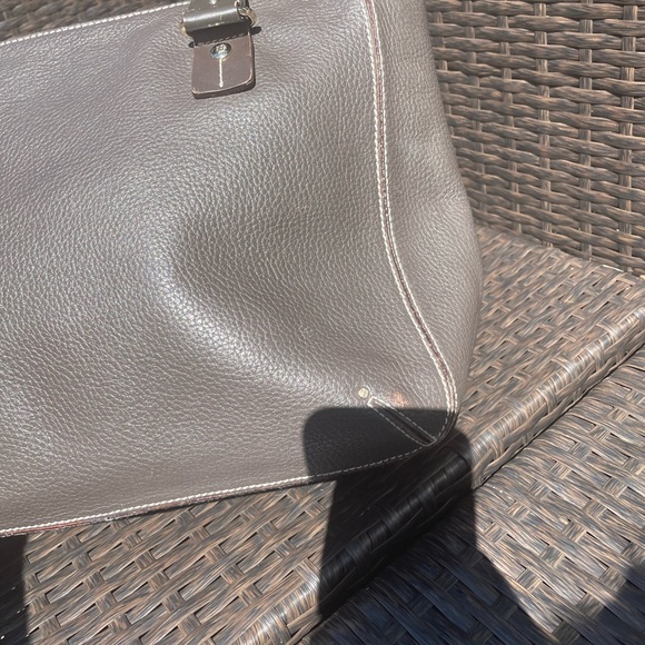 Vintage leather Kate spade tote - Picture 9 of 11
